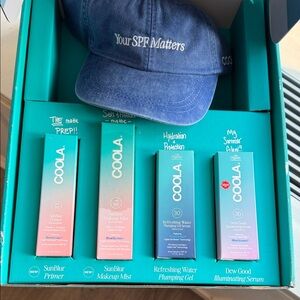COOLA Skincare Collection with Blue Cap